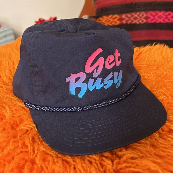 Vintage Winner Get Busy Snapback Hat - Picture 3 of 10